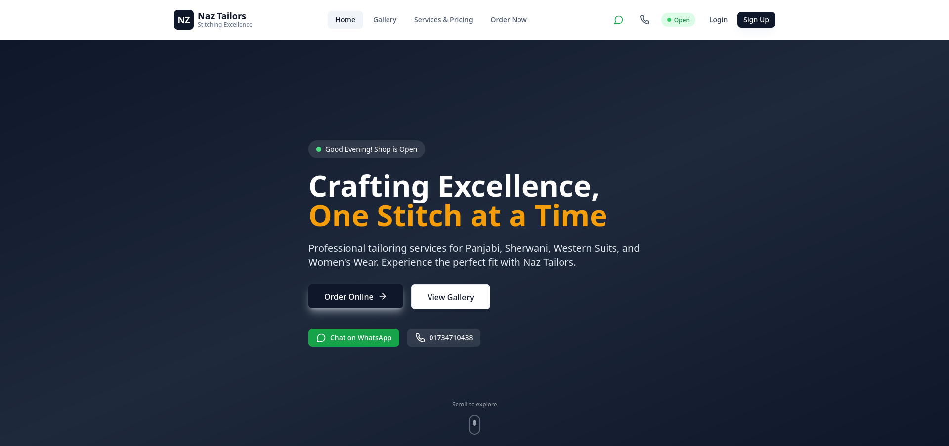 Naz Tailors - Professional Tailoring Services