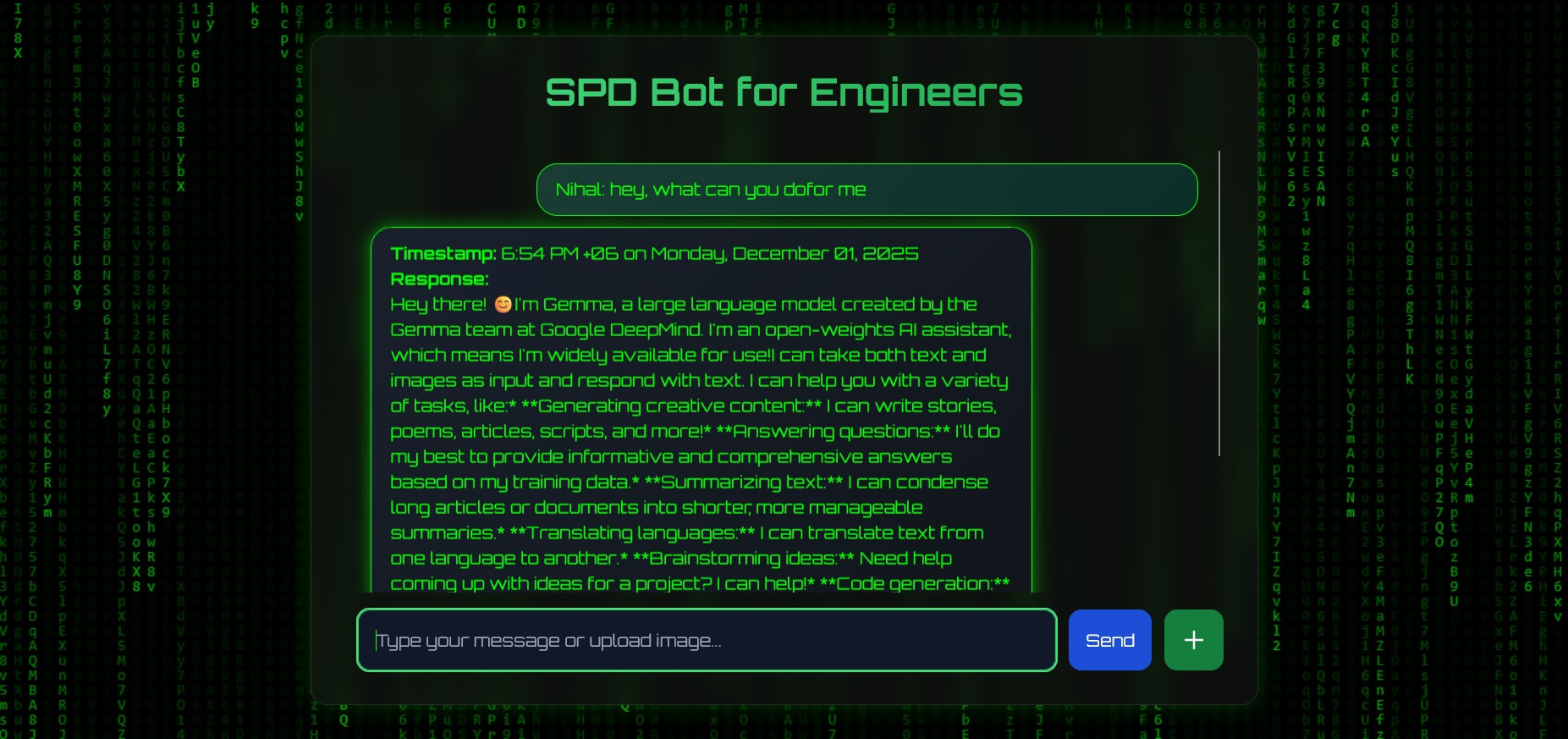 SPD Bot for Engineers - AI Chatbot